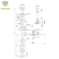 GL-11117 Standard ISO-Versandbehälter Cam Door Lock Latch Kit